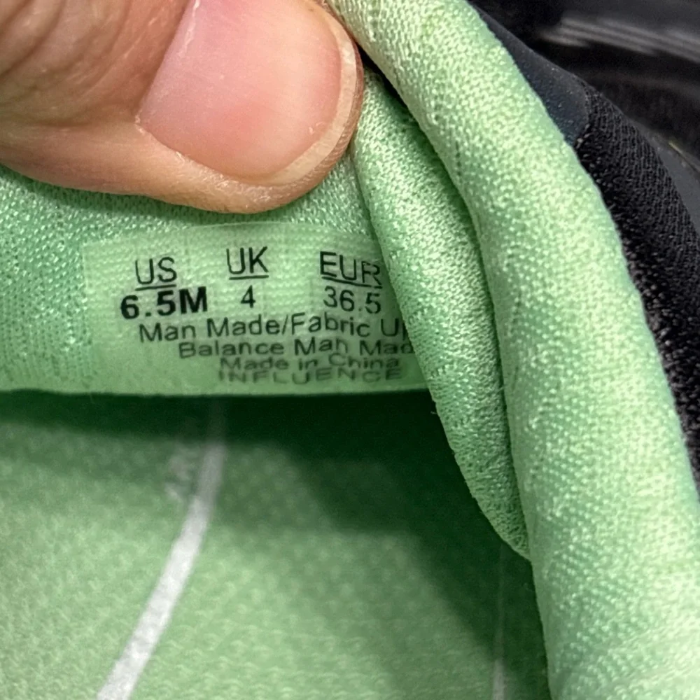 Ryka Influence Black and Lime Green Athletic Sneakers-Size 6.5 - Picture 5 of 6